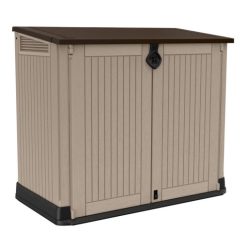 Abri de jardin extérieur en résine Keter Store-It-Out MIDI (1,3 x 1,1 m) pour meubles de jardin et outils